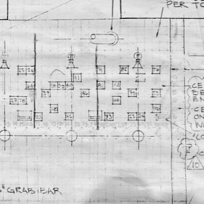 Diagram of Tiles West Wall