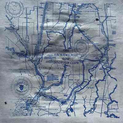 Detail of map on bandana