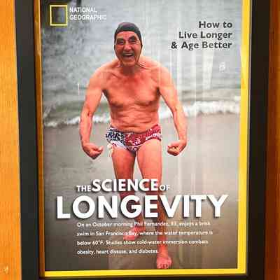 Creative Cover of National Geographic Longevity Issue 2023