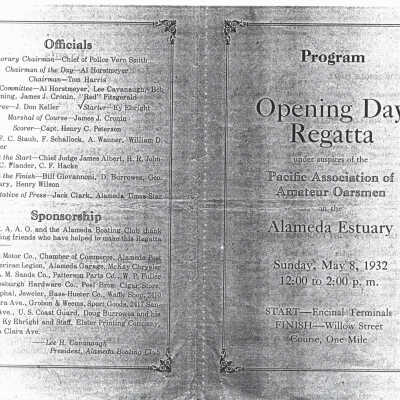 Copy of Program for Regatta