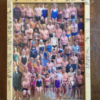 Collage of Swimmer Photographs