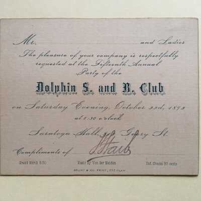 Invitation Card for 15th Annual Party