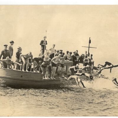 Start of 1931 Golden Gate Swim, see Photographs entry 19301.