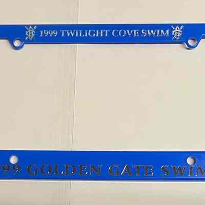 Licence plate frame