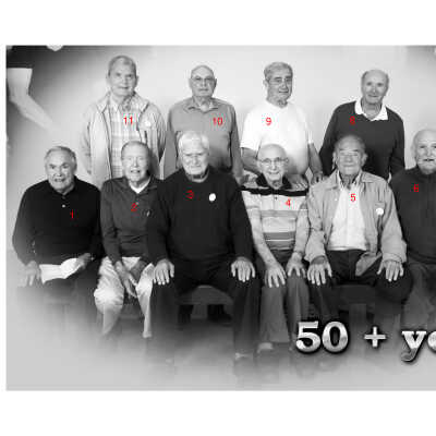 50+ Year Life Members with numbers