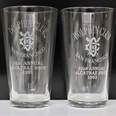 1991 and 1993 Alcatraz Swim glasses