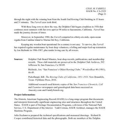 HAER History p. 3