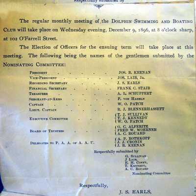 Copy of Announcement of Meeting