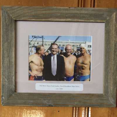 Three Dolphins with Mayor Jordan