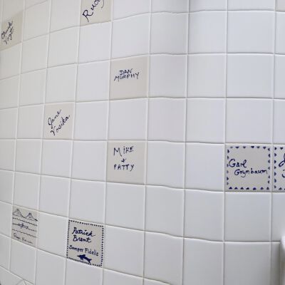 Panorama of south wall and east wall.