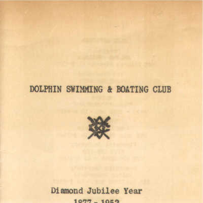 Program for 1952 Diamond Jubilee Year Events