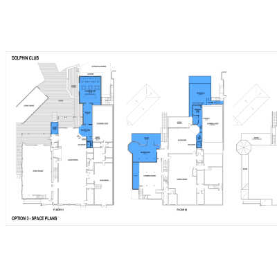 Option 3 space plan, page 5 of pdf