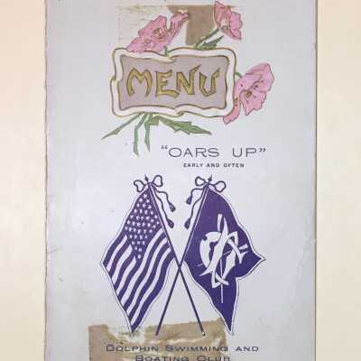 Program and Menu for Annual Banquet