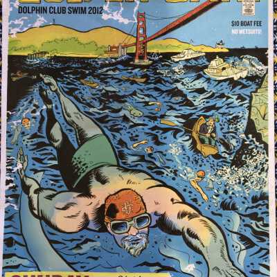 Poster for Golden Gate Swim 2012