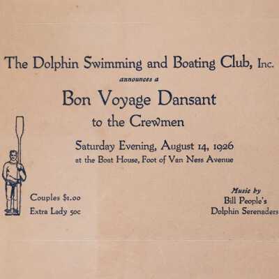 Invitation to Bon Voyage Dansant