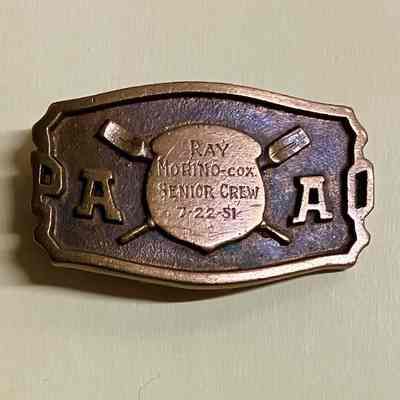 Ray's belt buckle