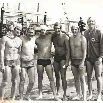 L to R: Mickey Lavelle, Bob Roper, Rich Glass, Mike Garibaldi, Bill Foehr, Lee Faust