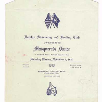 Invitation to Masquerade Dance