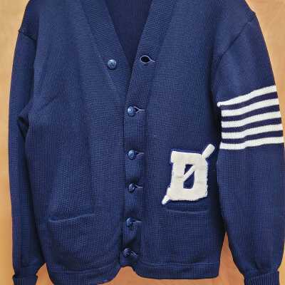 Dolphin Letter Sweater