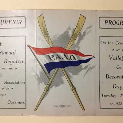 Program for Rowing Regatta
