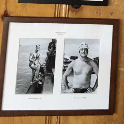 Two photographs of Walt Schneebeli