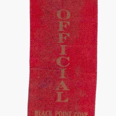 Official Ribbon for Columbus Day at Black Point Cove