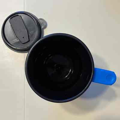 Inside of insulated mug
