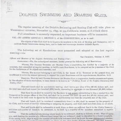 Copy of Announcement for Meeting
