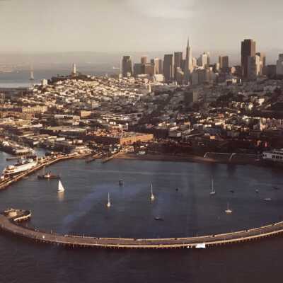 Aquatic Park Aerial View circa 1982