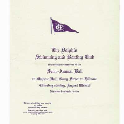 Invitation to Semi Annual Ball