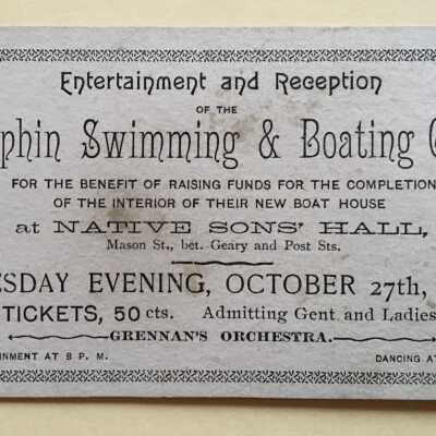 Ticket for Fundraising Entertainment and Reception