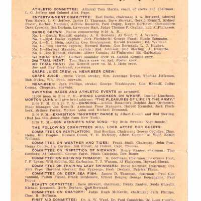 Program for Ladies' Day