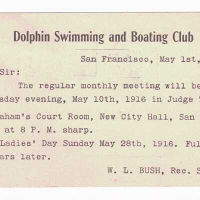 Announcement of Meeting