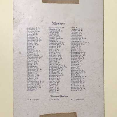 Back: List of members