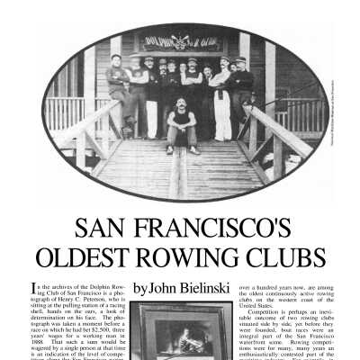 Magazine Article on Rowing Clubs