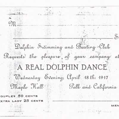 Copy of Ticket to A Real Dolphin Dance