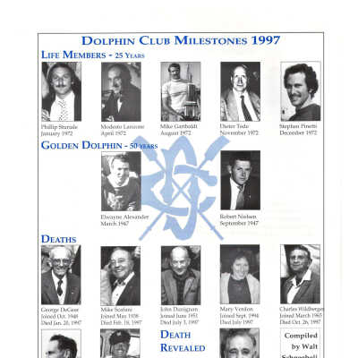 1997 Old Timers Lunch and Log Milestones