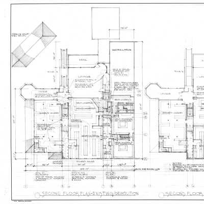 Plans for Women's Locker Room Renovation 1997-1999