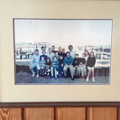 In old frame: knocked off wall and broken March 2024