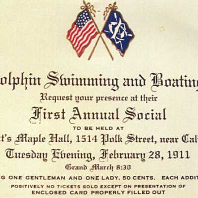Copy of Invitation to First Annual Social