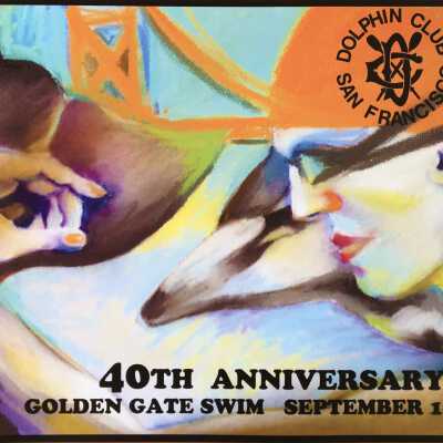 Poster for Golden Gate Swim 2017