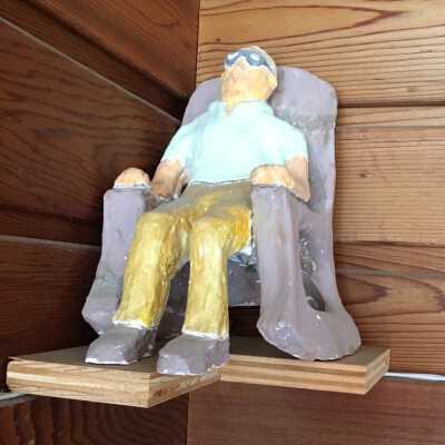 Clay Sculpture of Lou