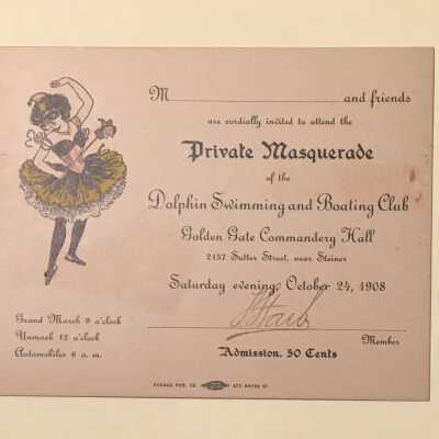 Invitation to Private Masquerade