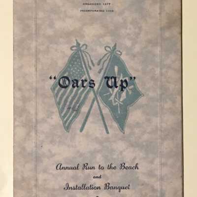 Program for Annual Run to Beach and Installation Banquet