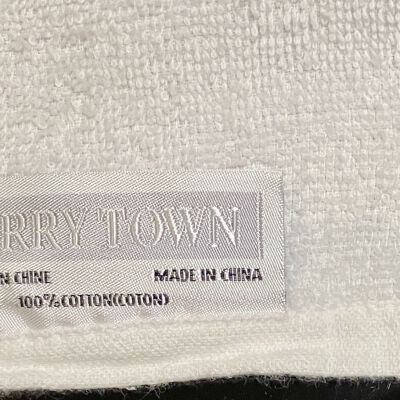 Manufacturers label front