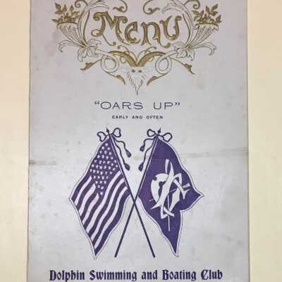 Program and Menu for Annual Banquet