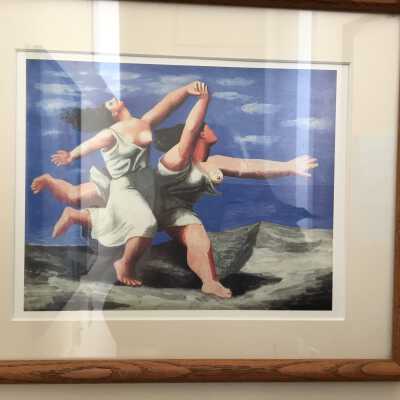 Framed art reproduction