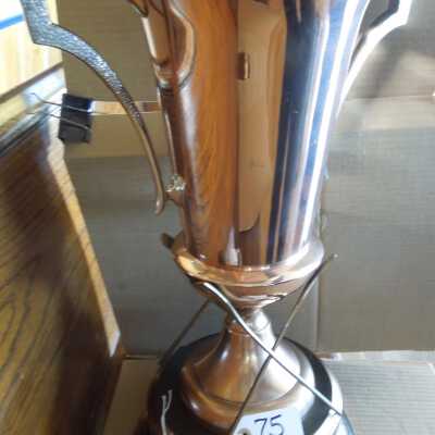 rear view of trophy