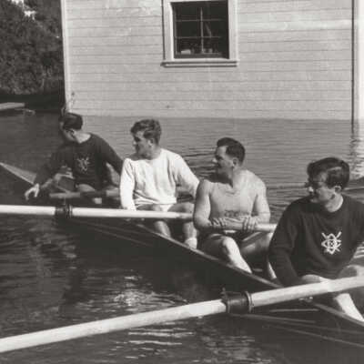 Rowing at Lake Merced