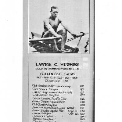Photograph displayed with information